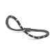 Pulsera Rivière de titanio con diamantes negros de 2,00 a 4,20 ct