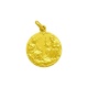 Medalla Santísima Trinidad de oro amarillo de 18 Kt