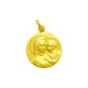 Medalla Virgen del Buen Consejo de oro amarillo de 18 Kt