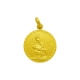 Medalla Virgen de la Piedad de oro amarillo de 18 Kt