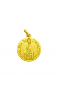 Medalla Nuestra Señora de Torreciudad de oro amarillo de 18 Kt