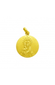 Medalla Nuestra Señora del Mar de oro amarillo de 18 Kt