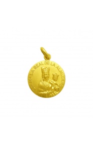 Medalla Santa María la Real de la Almudena de oro amarillo de 18 Kt