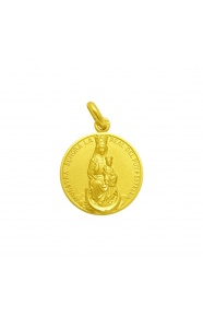 Medalla Nuestra Señora del Puy de oro amarillo de 18 Kt