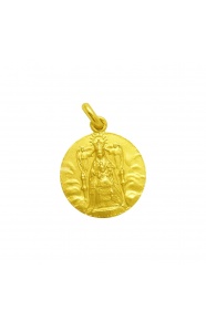 Medalla Nuestra Señora de la Merced de oro amarillo de 18 Kt