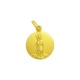 Medalla Nuestra Señora de los Remedios de oro amarillo de 18 Kt
