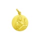 Medalla Santa Teresa de oro amarillo de 18 Kt