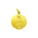 Medalla Nuestra Señora de los Desamparados de oro amarillo de 18 Kt
