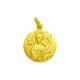 Medalla Virgen del Perpetuo Socorro de oro amarillo de 18 Kt