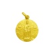 Medalla Nuestra Señora de Nuria de oro amarillo de 18 Kt