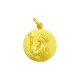 Medalla Santa Rosa de oro amarillo de 18 Kt