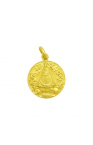 Medalla Virgen Begoña de oro amarillo de 18 Kt