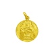 Medalla Nuestra Señora del Rosario de oro amarillo de 18 Kt