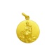 Medalla Virgen de la Merced de oro amarillo de 18 Kt