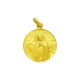 Medalla Nuestra Señora de la Soledad de la Paloma de oro amarillo de 18 Kt