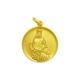 Medalla Nuestra Señora de los Reyes de oro amarillo de 18 Kt