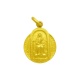 Medalla Santa María de Ripoll de oro amarillo de 18 Kt
