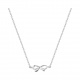 Collar infantil de plata 925, lazo