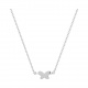 Collar infantil de plata 925, mariposa