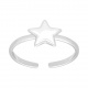 Anillo infantil de plata 925, estrella
