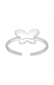 Anillo infantil de plata 925, mariposa