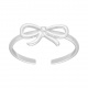 Anillo infantil de plata 925, lazo