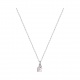 Collar infantil de plata 925 con esmalte, unicornio
