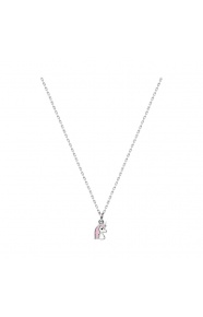 Collar infantil de plata 925 con esmalte, unicornio