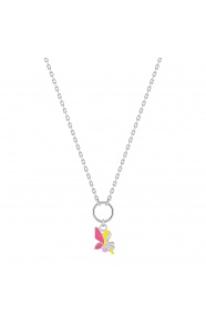 Collar infantil de plata 925 con esmalte, hada