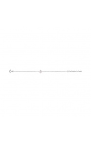Pulsera infantil de plata 925 con esmalte, unicornio