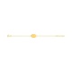 Pulsera infantil chapada en oro, nube