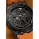 Maurice Lacroix Aikon Master Grand Date ∅45 mm - 10 ATM, Esfera naranja, correa de caucho naranja