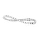 Pulsera diamantes oro blanco tipo Riviere 7.00 quilates
