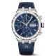 Maurice Lacroix Aikon Automatic Chronograph ∅44 mm - 20 ATM, Esfera azul/azul, Brazalete de piel azul