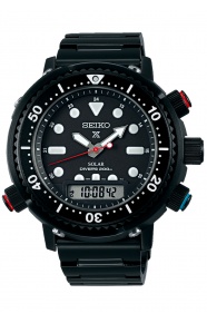 Seiko Prospex Diver's Solar Analógico-Digital ∅46,9 mm - 200M, Esfera negra. Hybrid Diver's 40th Anniversary Limited Edition
