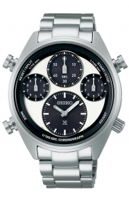 Seiko Prospex Speedtimer Solar Crono 8A50 ∅42 mm - 100M, Esfera blanca, brazalete de acero