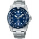 Seiko Prospex Diver's Solar Scuba ∅38,5 mm - 100M, Esfera azul, bisel azul, brazalete de acero