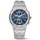 Maurice Lacroix Aikon Quartz Chronograph ∅42 mm - 10 ATM, Esfera azul, Brazalete de acero