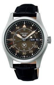 Seiko 5 Sports ∅39,4 mm - 100M, Esfera negra, brazalete de piel negra, Yuto Horigome Limited Edition
