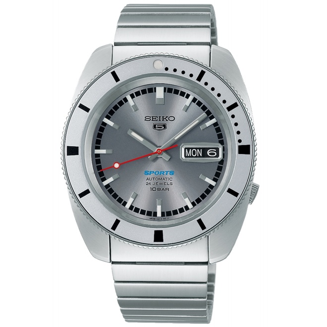 Seiko 5 Sports SKX Series esf plata Ed Lim Automático ∅38,5,5 mm - 100M, Esfera plata, brazalete de acero