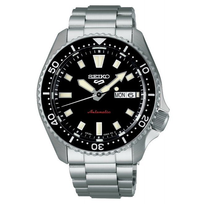 Seiko 5 Sports SKX Street Style ∅42,5 mm - 100M, Esfera naranja, brazalete de acero