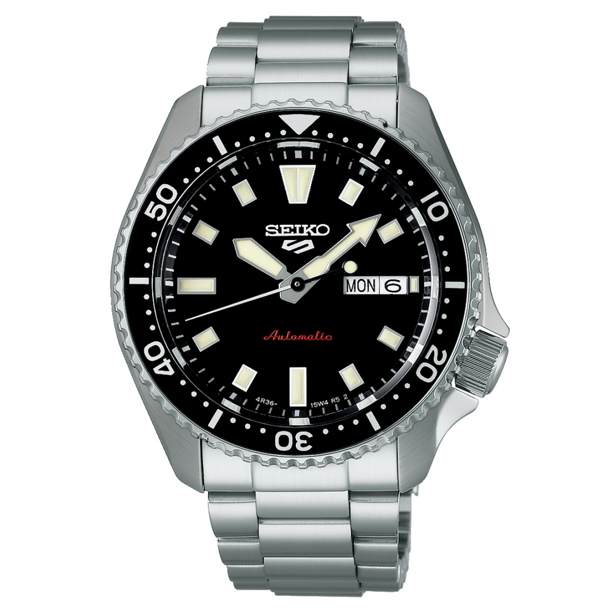 Seiko 5 Sports SKX Street Style ∅42,5 mm - 100M, Esfera naranja, brazalete de acero