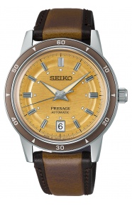 Seiko Presage Style 60's 4R35 correa marrón ∅39,5 mm - 50M