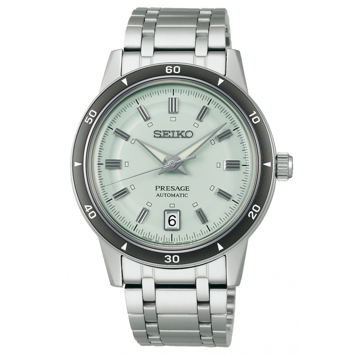 Seiko Presage Style 60's 4R35 esf verde claro ∅39,5 mm - 50M