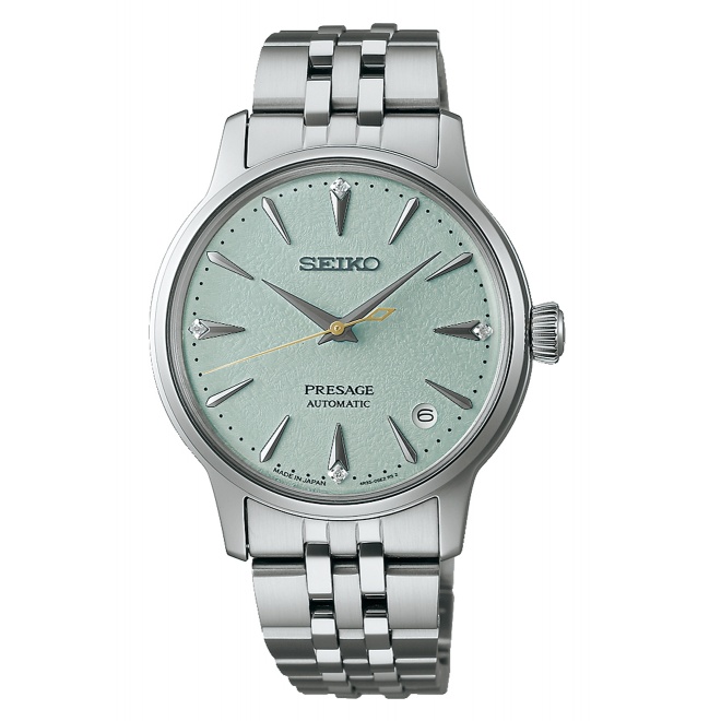 Reloj Presage Cocktail Autom 4R35 esf verde ∅34 mm - 50M
