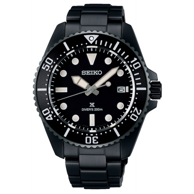 Seiko Prospex Diver's Solar 41mm Todo Negro ∅41 mm - 200M