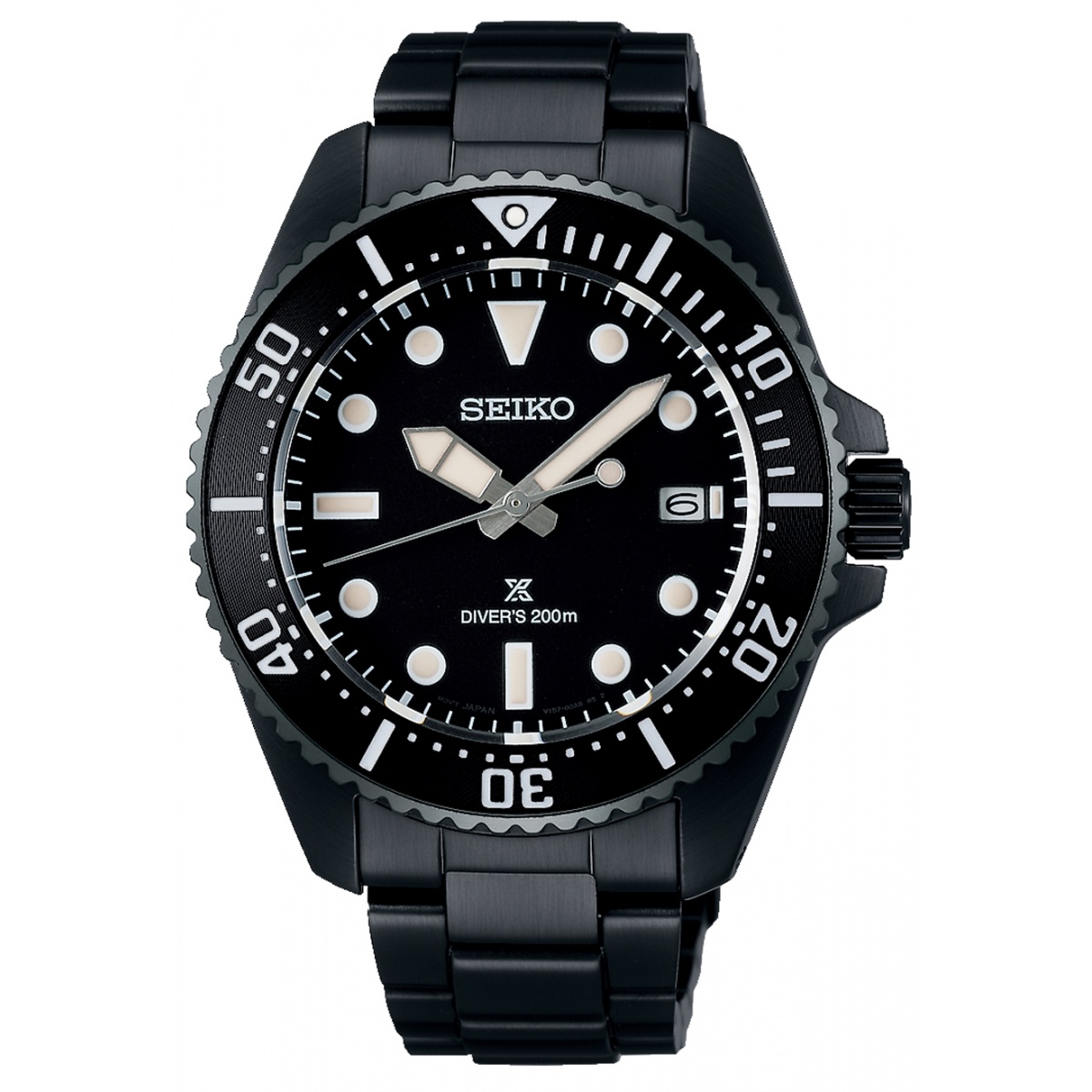 Seiko Prospex Diver's Solar 41mm Todo Negro ∅41 mm - 200M