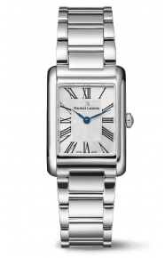 Maurice Lacroix Fiaba Square 24.00 x 34.00 mm - 5 ATM Caja acero Esfera Plateada, brazalete acero