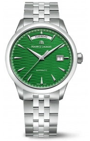 Maurice Lacroix 1975 Automatic Vagues du Jura - 10 ATM, 40MM Esfera verde, Brazalete de acero. Edición Limitada