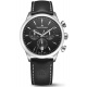 Maurice Lacroix 1975 Quartz Chronograph 40MM - 10 ATM, Esfera negra, brazalete de pien negra
